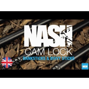 NASH Cam Lock Bivvy Sticks Stieņi telts nostiprināšanai ar skavas slēdzeni