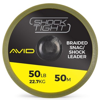 AVID Shock Tight Braided Snag/Shock Leader Pīts šoklīderis 50m