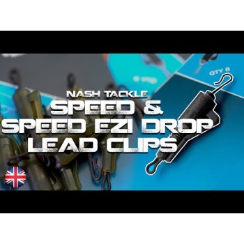 NASH Speed Ezi Drop Lead Clip Drošības klipsis ar gludu aizmugures kātu un integrētu ātrās maiņas griezuli