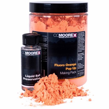 CCMOORE Fluoro Orange Pop Up Mix Komplekts fluoro-oranžo peldošo boilu pagatavošanai