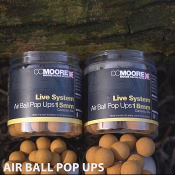 CCMOORE Live System Air Ball Pop Ups Boilas peldošās (Mandeles, vaniļa)