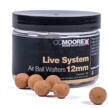 CCMOORE Live System Air Ball Wafters Boilas ar neitrālu peldspēju (Mandeles, vaniļa)