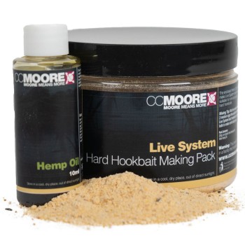 CCMOORE Live System Hard Hookbait Pack Komplekts cieto boilu pagatavošanai (Mandeles, vaniļa)