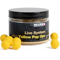 CCMOORE Live System Yellow Pop Ups Boilas peldošās (Mandeles, vaniļa) 14mm