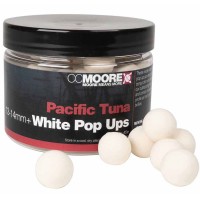 CCMOORE Pacific Tuna White Pop Ups Boilas peldošās (Klusā okeāna tunzivis)