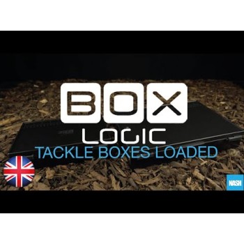 NASH Box Logic Medium Tackle Box Loaded Kastes komplekts Vidējais