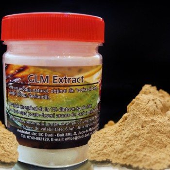 Dudi Bait "GLM EXTRACT" Powder Additive Pulvera ekstrakts (Zaļo lūpu mīdijas) 100g