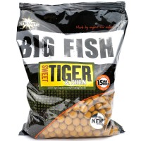 Dynamite Baits Big Fish Sweet Tiger & Corn Boilies Boilas (Tīģerrieksts un kukurūza)