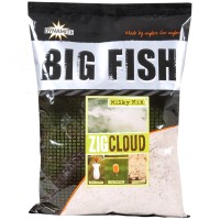 Dynamite Baits Big Fish Zig Cloud Mix – Milky Mix Beramā barība priekš Zig-Rig (Piena maisījums) 1.8kg