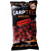 Dynamite Baits Carp-Tec Strawberry Boilies Boilas (Zemenes)