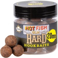 Dynamite Baits Hot Fish & GLM Hard Hookbaits Āķa boilas, cietās (Asā zivs un zaļo lūpu mīdija) 20mm