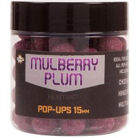 Dynamite Baits Mulberry Plum Foodbait Pop-Ups Boilas peldošās (Plūme un Zīdkoka oga) 15mm