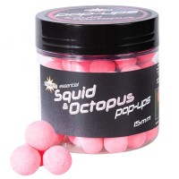 Dynamite Baits Squid & Octopus Fluro Pop-Ups Peldošās boilas (Kalmārs un astoņkājis)