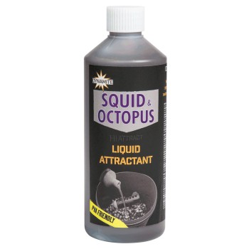 Dynamite Baits Squid & Octopus Liquid Attractant Šķidrais atraktants (Kalmārs un Astoņkājis) 500ml