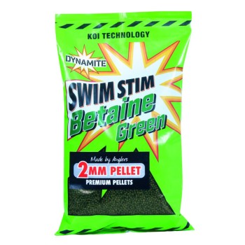 Dynamite Baits Swim Stim Betaine Green Carp Pellets Peletes (Zaļais betaīns) 900g