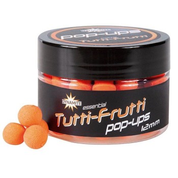 Dynamite Baits Tutti Frutti Fluro Pop-Ups Boilas peldošās (Tutti-Frutti)