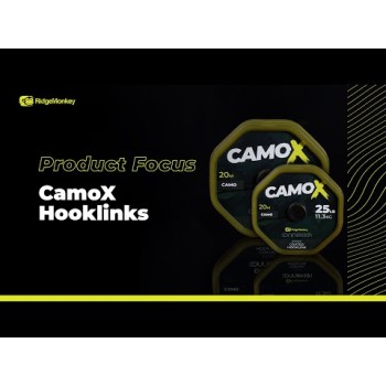 RidgeMonkey Connexion CamoX Soft Coated Hooklink Pavadiņa materiāls