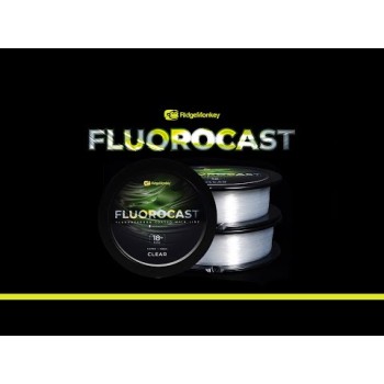 RidgeMonkey FluoroCast Fluoro Coated Mainline Karpu aukla no fluorokarbona