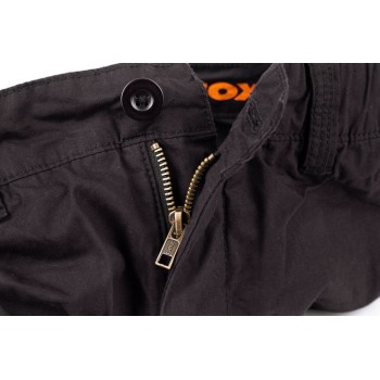 FOX Collection Black & Orange Combat Shorts Šorti