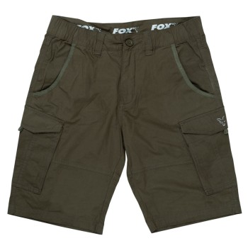 FOX Collection Green & Silver Combat Shorts Šorti