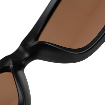FOX Collection Wraps Green/Black - Brown Lens Sunglasses Saulesbrilles