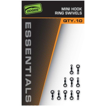 FOX Edges Essentials Mini Hook Ring Swivels Mini griezulis ar gredzenu