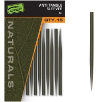 Fox Edges Naturals Anti Tangle Sleeves - XL Konusveida pretsavērpšanās piedurkne, Īpaši liels