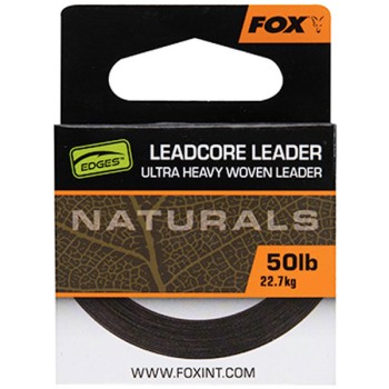 FOX Edges Naturals Leadcore Leader Lidkors 50lb