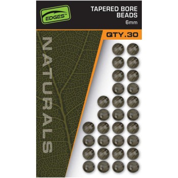 Fox Edges Naturals Tapered Bore Beads - 6mm Pērlīte ar konusveida caurumu
