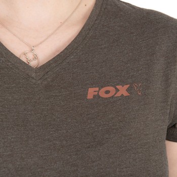 FOX WC V Neck T-Shirt Sieviešu T-krekls