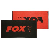 FOX Beach Towel Black/Orange Lielais dvielis