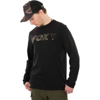 FOX Black/Camo Long Sleeve T-Shirt T-krekls ar garām piedurknēm