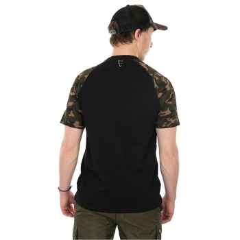 FOX Black/Camo Raglan T-Shirt T-krekls 