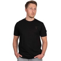 FOX Black Large Print T-Shirt T-krekls