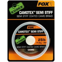 FOX Camotex Semi-Stiff Coated Camo Braid Pavadiņa materiāls