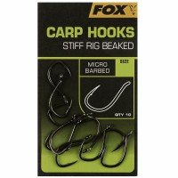 FOX Carp Hooks Stiff Rig Breaked Āķi