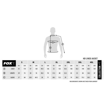 FOX Collection HD Lined Jacket Virsjaka