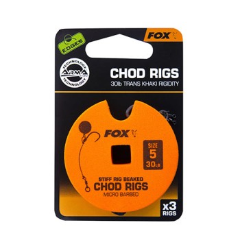 FOX EDGES Chod Rigs Standard Standarts gatavs aprīkojums priekš CHOD RIG