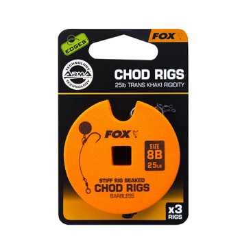 FOX EDGES Chod Rigs Standard Standarts gatavs aprīkojums priekš CHOD RIG