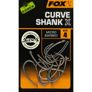 FOX EDGES Curve Shank X Hooks Āķi