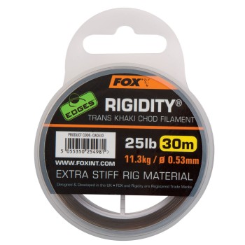 FOX EDGES Rigidity Extra Stiff Rig Material Pavadiņa materiāls