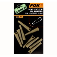 FOX EDGES Slik Lead Clip Tail Rubber Konuss drošības klipsim (№10)