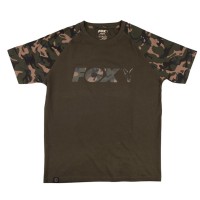 FOX Camo/Khaki Chest Print T-Shirt