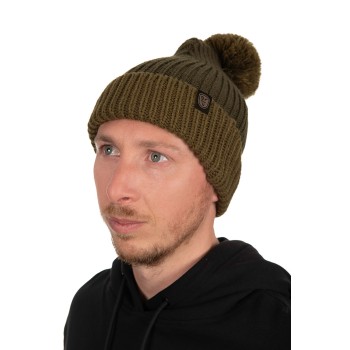 FOX Heavy Knit Bobble Hat Cepure