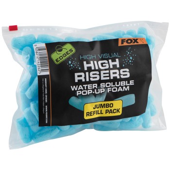 FOX Edges High Visual High Risers Refill Pack Rezerves iepakojums PVA ​​putas 
