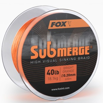 FOX Submerge High Visual Sinking Braid Pītā aukla