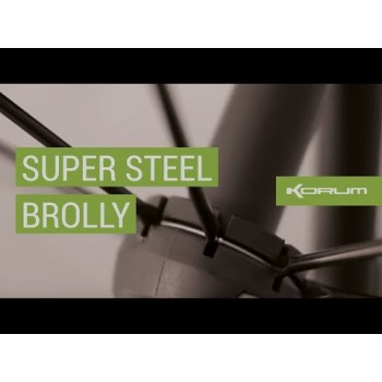 Korum Super Steel Brolly - 45" Lietussargs makšķerēšanai