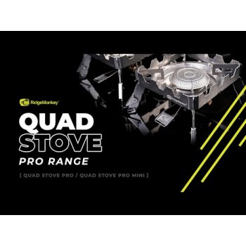 RidgeMonkey Quad Stove Pro (Single) Gāzes plītiņa 2700W