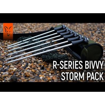 FOX R-Series Bivvy Storm Pack Mietiņu un spriegošanas auklu komplekts