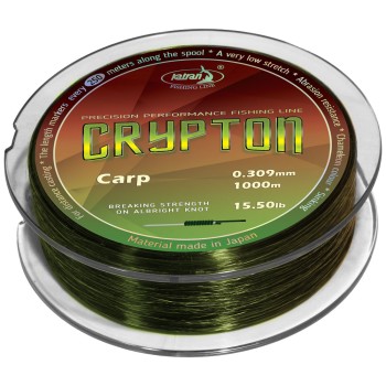 Katran Crypton Carp Line Karpu aukla (Nakts makšķerēšana) 1000m